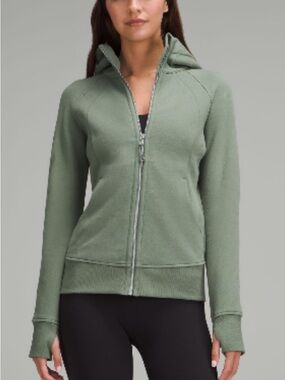 lululemon athletica Sage Green Full-Zip Scuba Hoodie